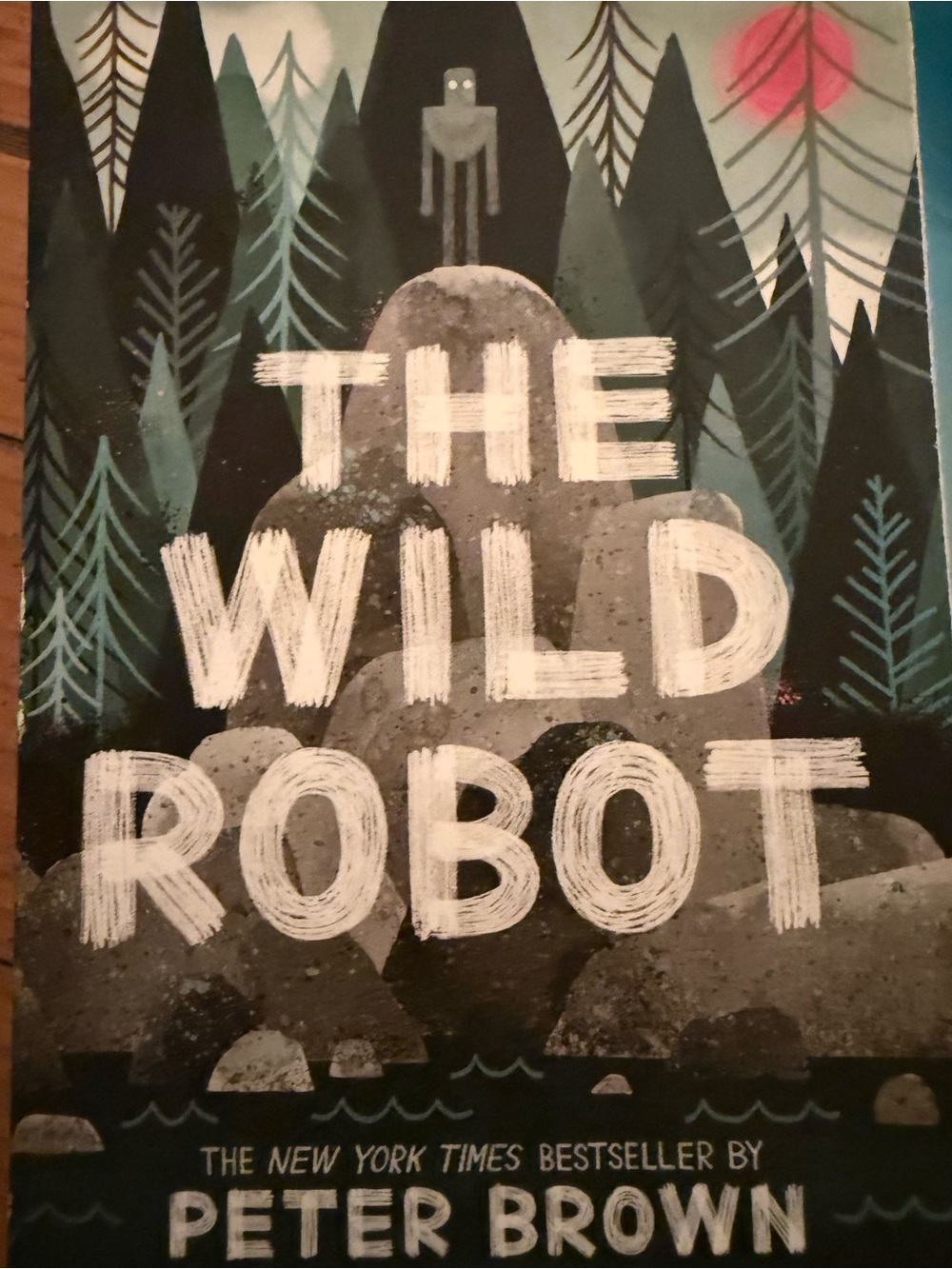 The Wild Robot book - Forest Green & Black.